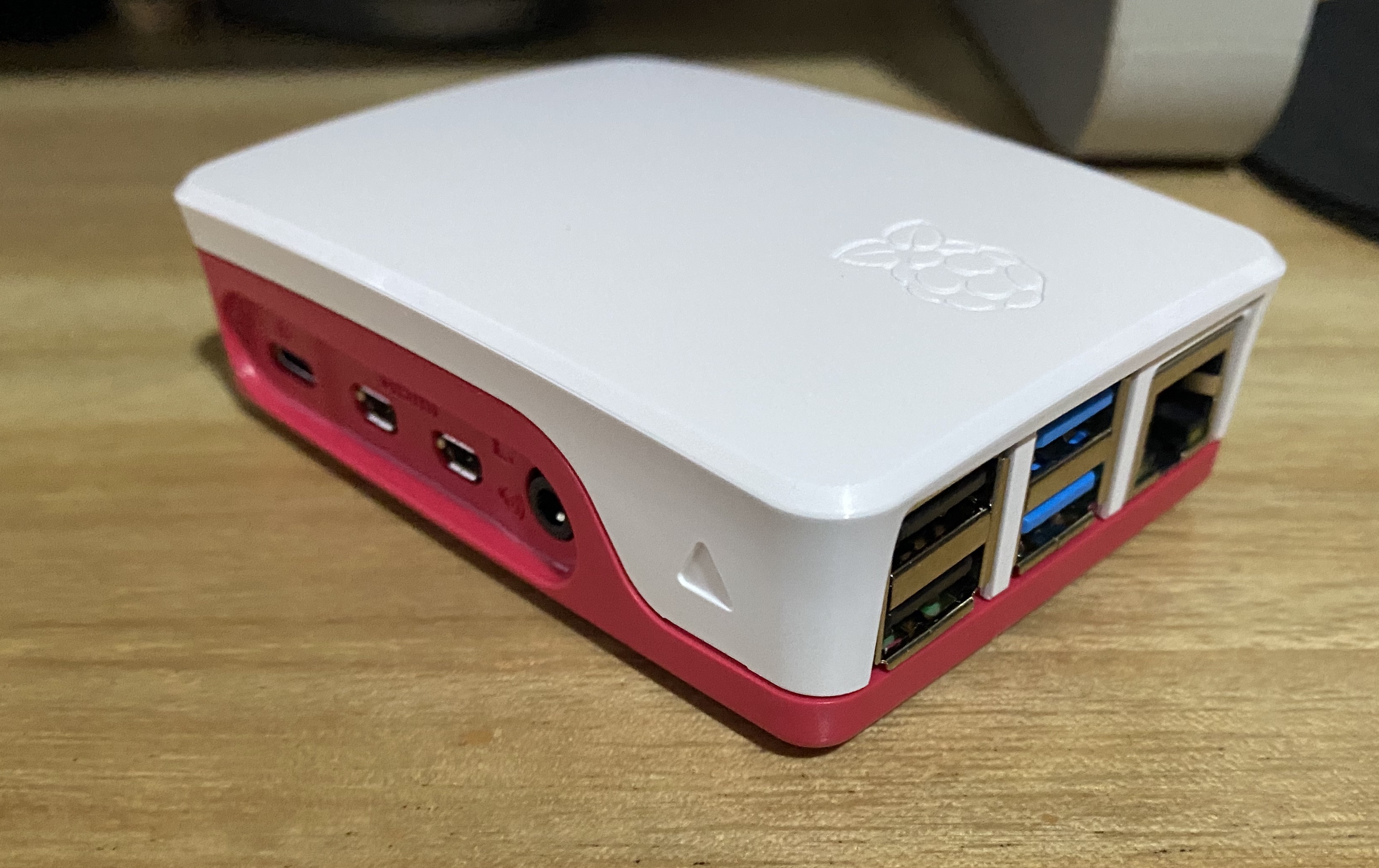 Raspberry Pi in its case