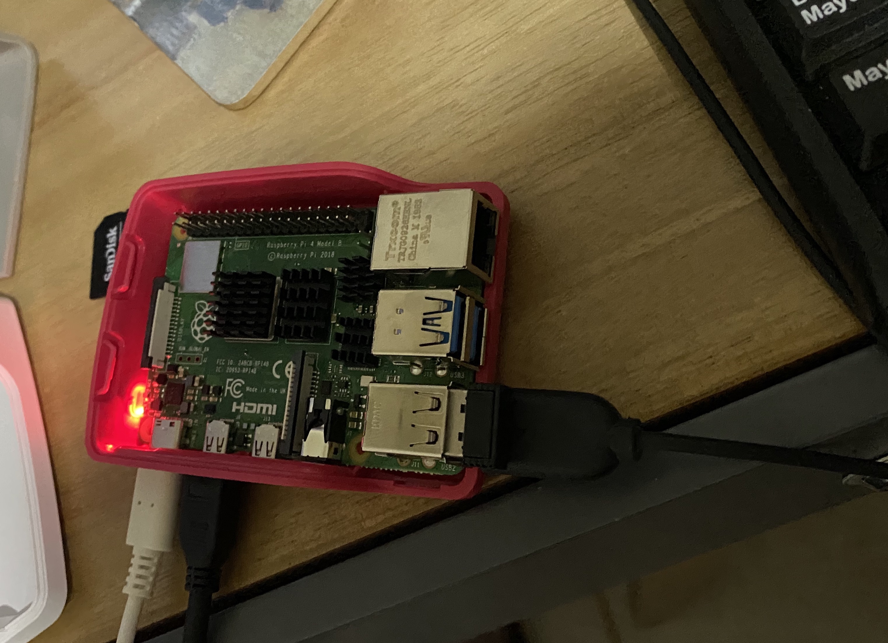 Raspberry Pi connected